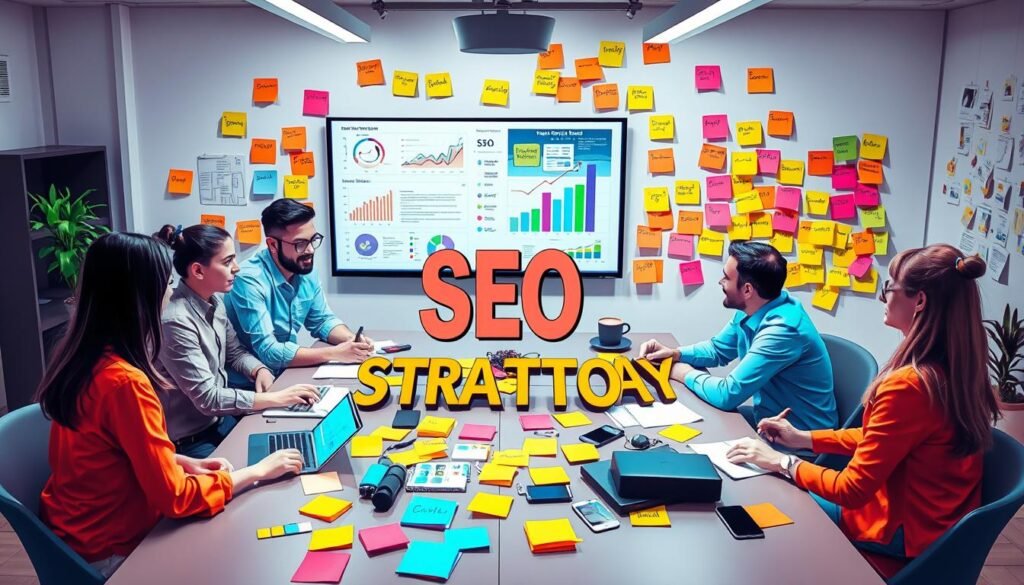 SEO strategy development for target audience and business goals