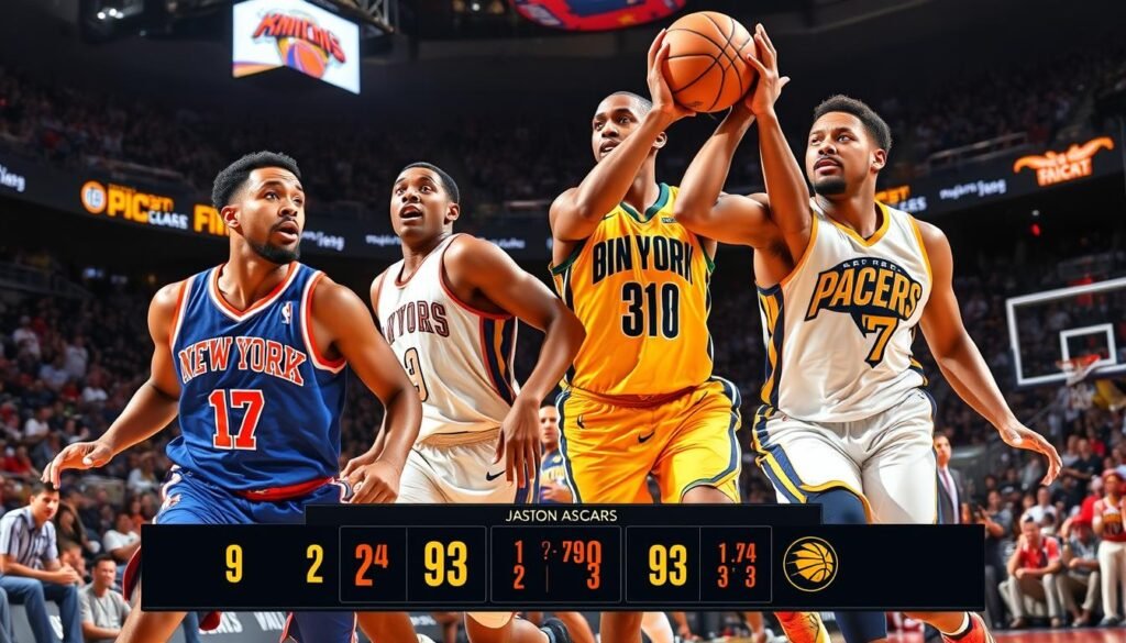 knicks vs pacers match player stats