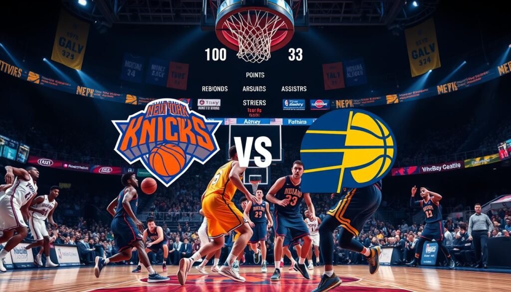 knicks vs pacers match player stats