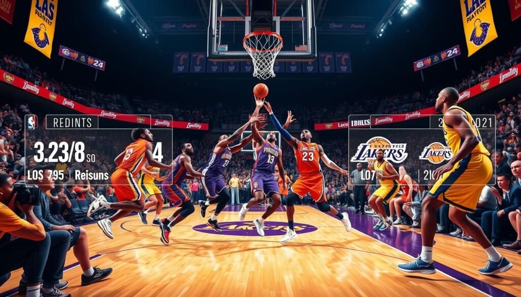 phoenix suns vs lakers match player stats